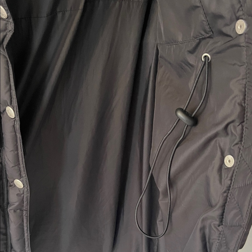 J. Crew Black Quilted Puffer Coat - Picture 2 of 3